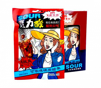 Кислая карамель "Magic Sour" Кола 26гр 1шт/20уп
